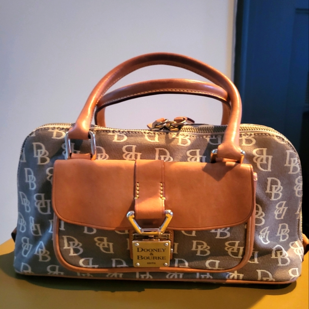 Dooney & Bourke Logo Satchel purse